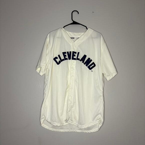 Vintage y2k white Cleveland Indians Jersey MLB | Jersey - Picture 1 of 8